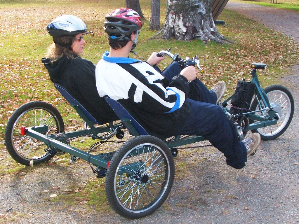 Sociable Tandem Trike - diy sociable trike plans